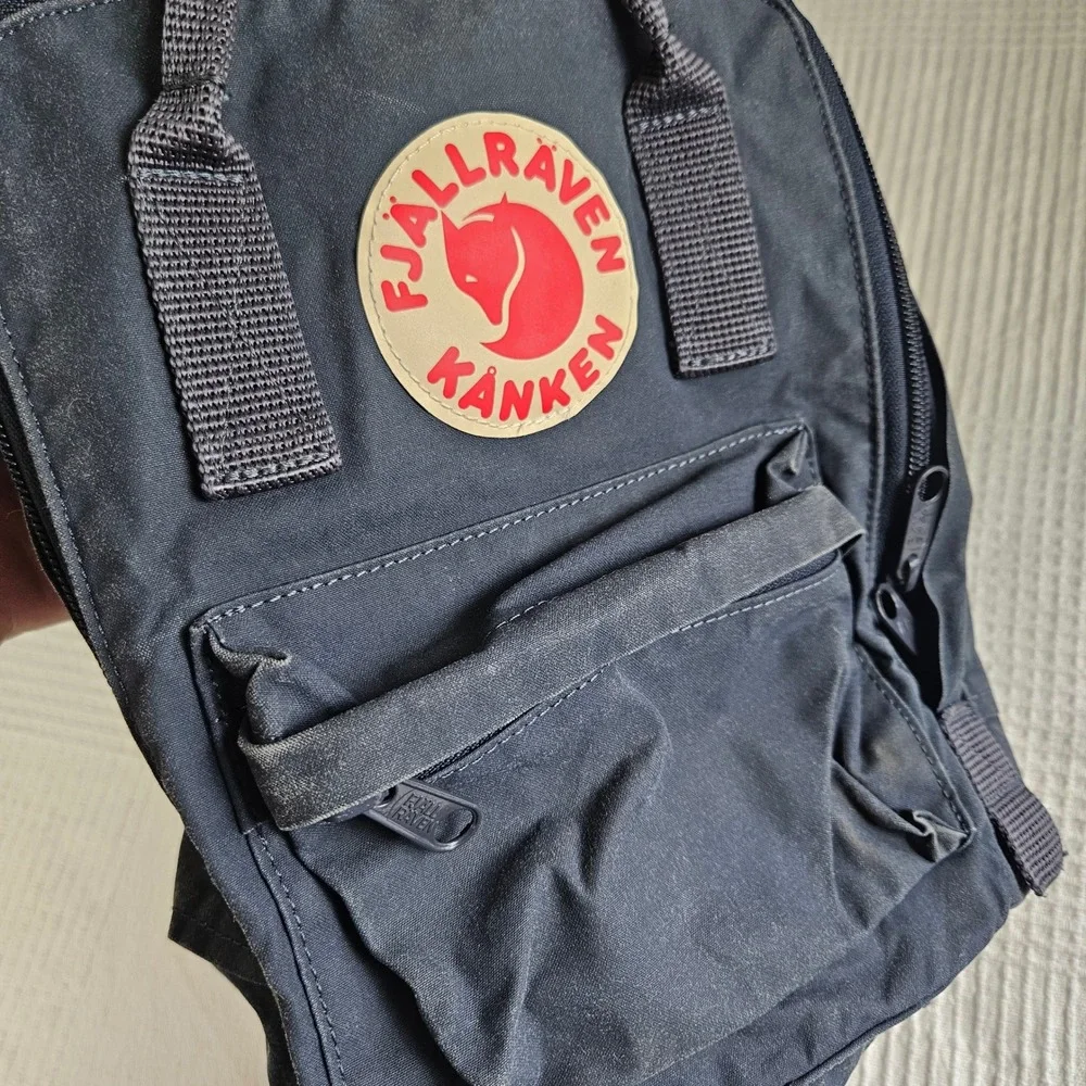 Fjallraven Kanken Mini Classic‎ Backpack Blue Zip Around